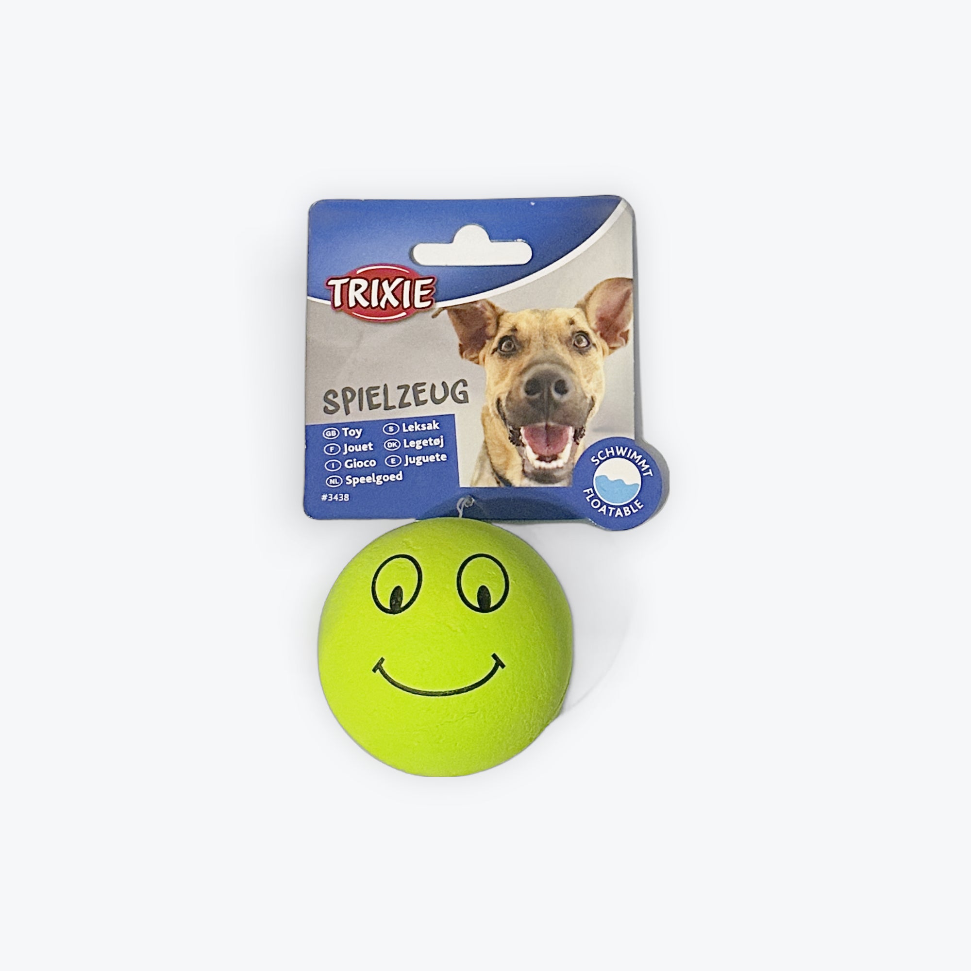 Trixie Smiley Ball Floating Foam Rubber 6 cm K9 Access