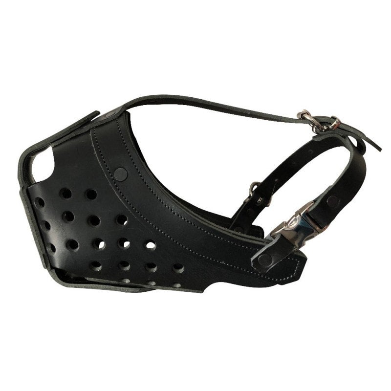 ABC Sport Klin Leather Muzzle with Steel Bar K9 Access